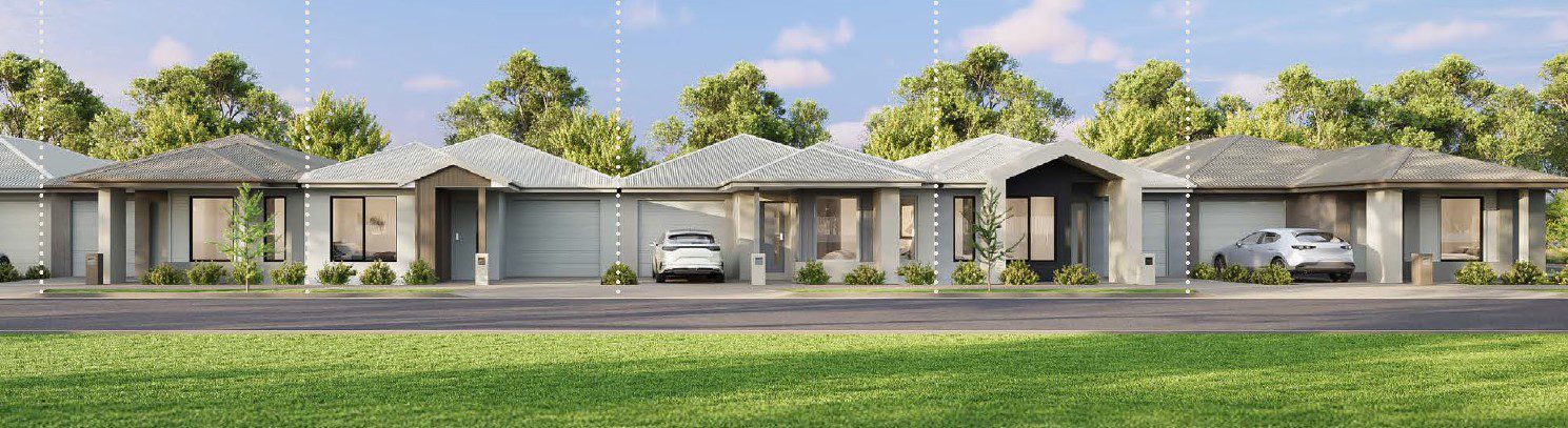 Modern townhouse development in Clyde North Victoria